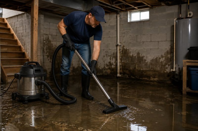 Basement Water Mitigation in Wilmington, NC