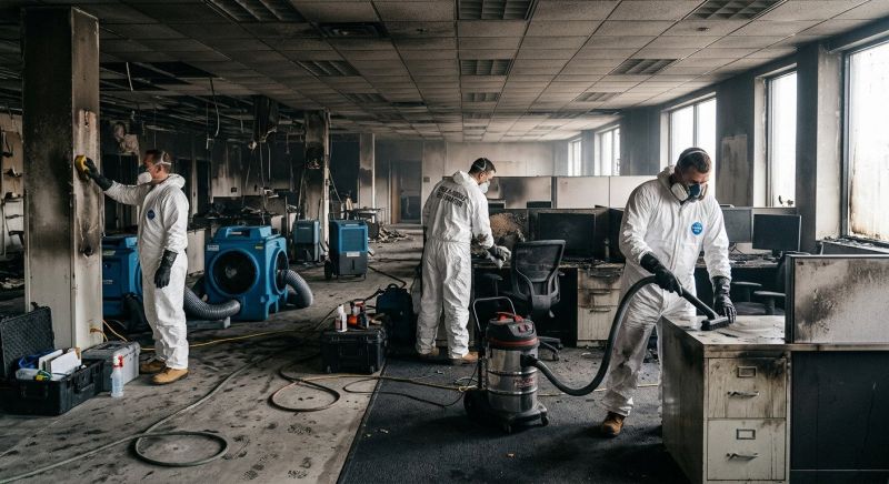 Commercial Fire Damage Repair in Gilbert, AZ