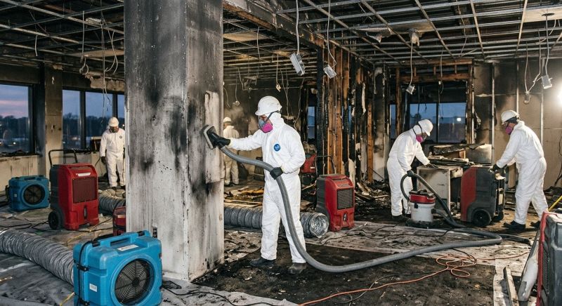 Commercial Fire Restoration in Scottsdale, AZ