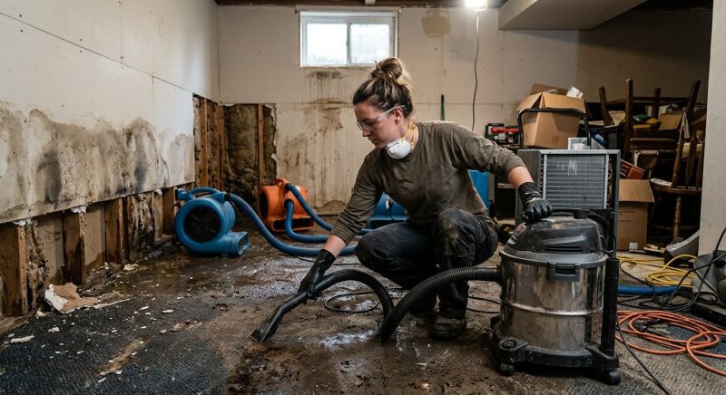 Flooded Basement Cleanup in Wilmington, NC
