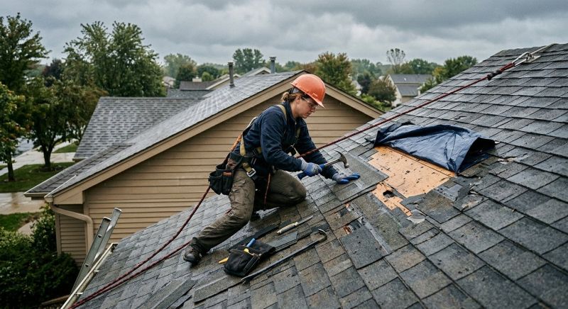 Roof Storm Damage Remediation in Alpharetta, GA