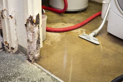 Basement Water Vaccuming and Removal