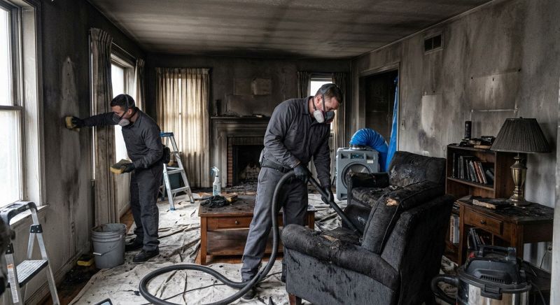 Fire Damage Cleanup in Gilbert, AZ